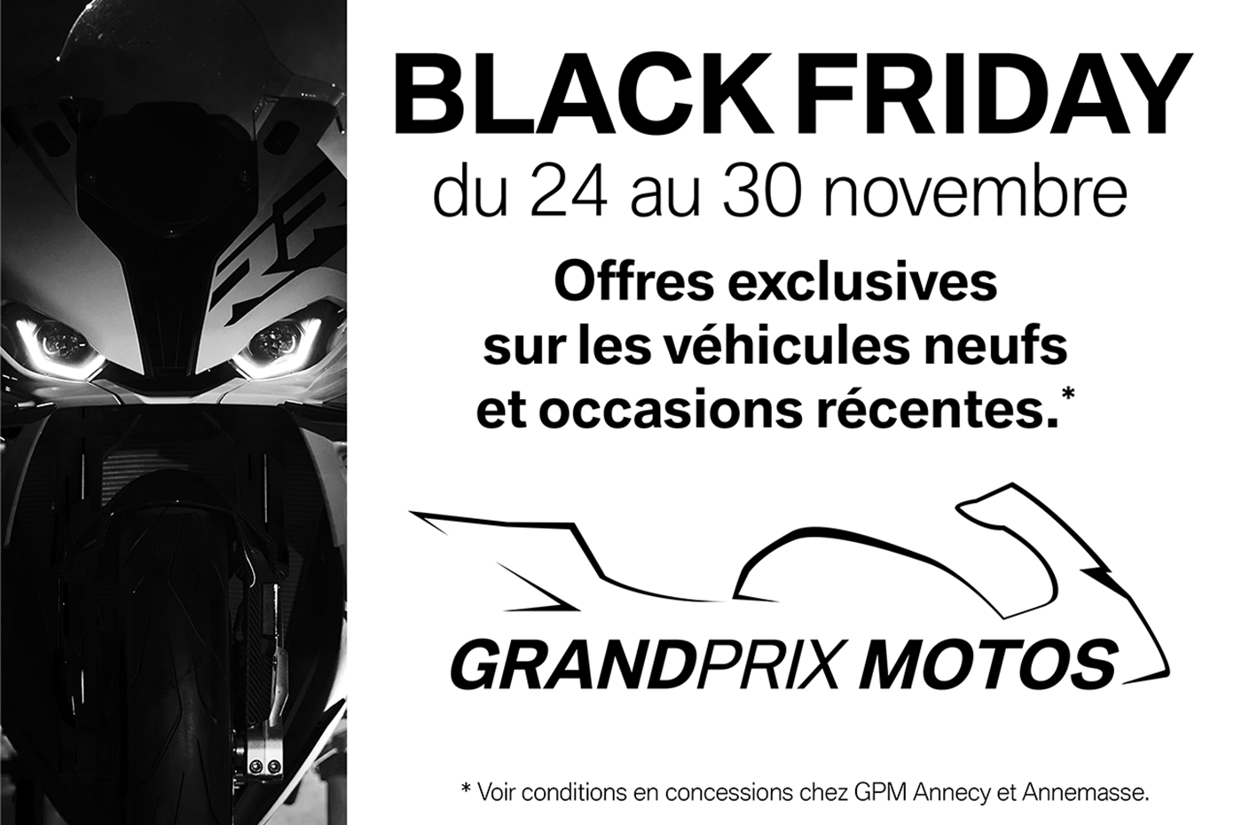 GrandPrix Motos Black Friday