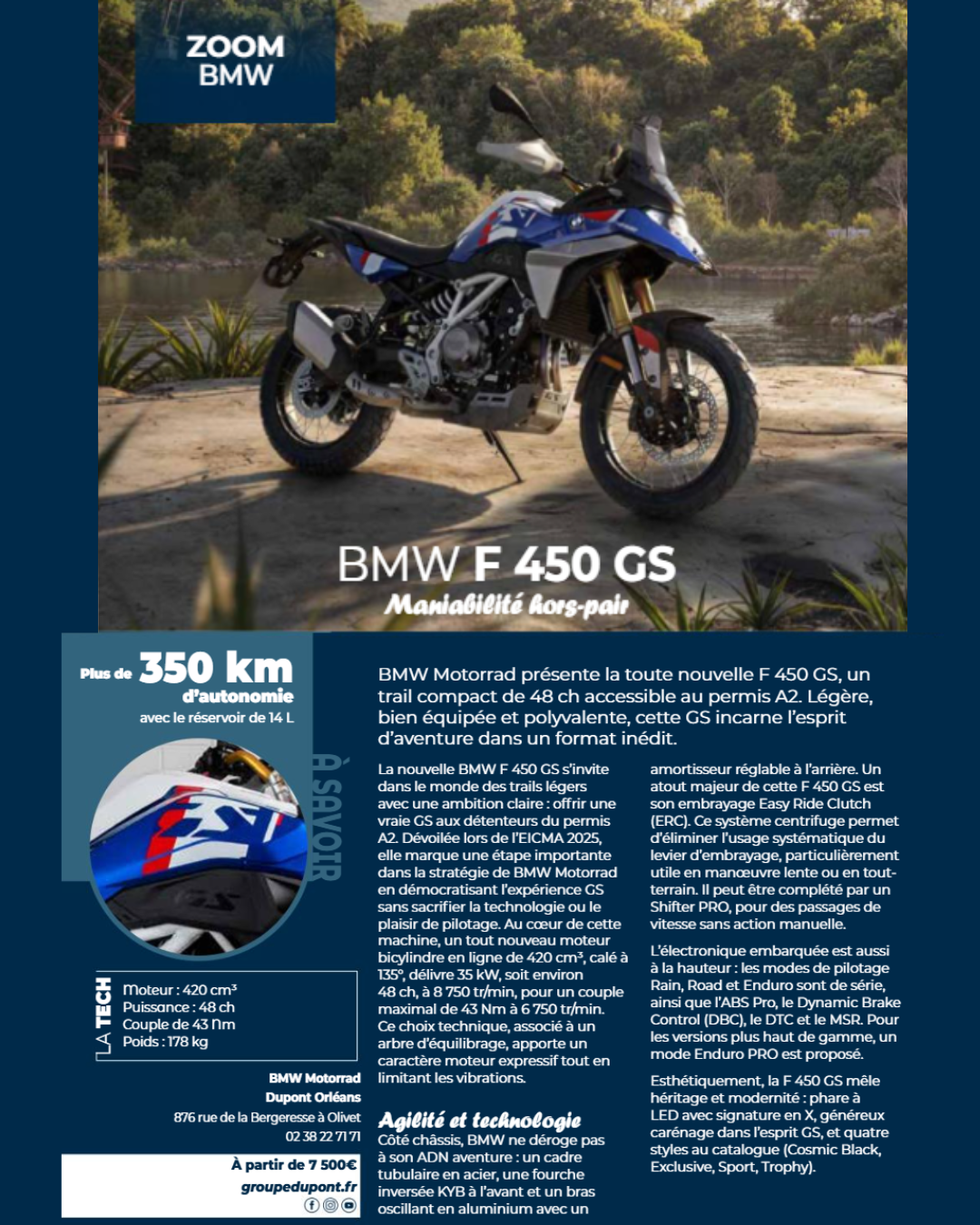 BMW F450GS.