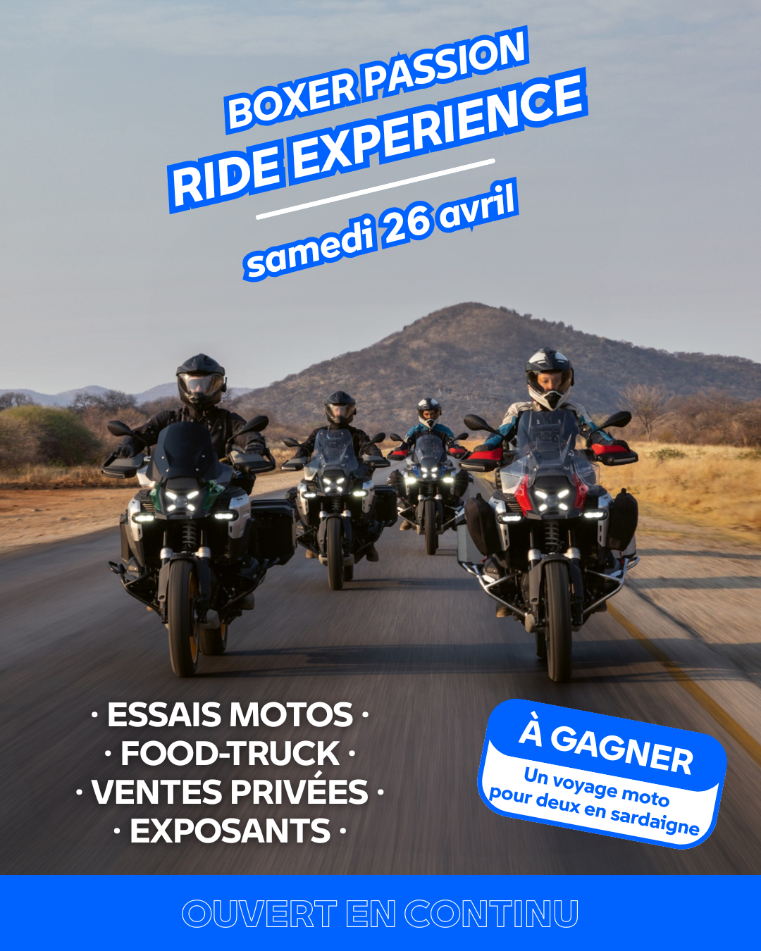 ÉVÉNEMENT 1 - RIDE EXPERIENCE 