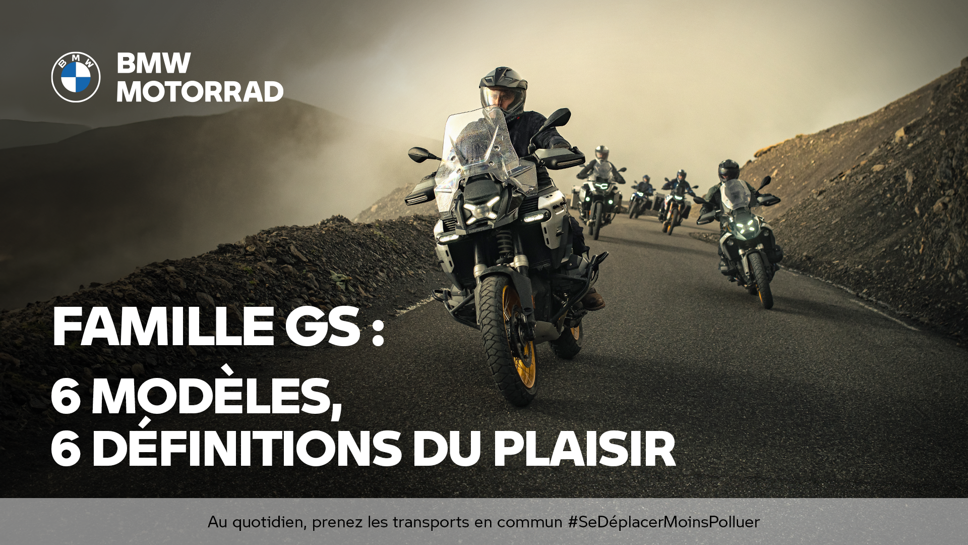 ENTREZ DANS LA FAMILLE GS L'AVENTURE À MOTO.