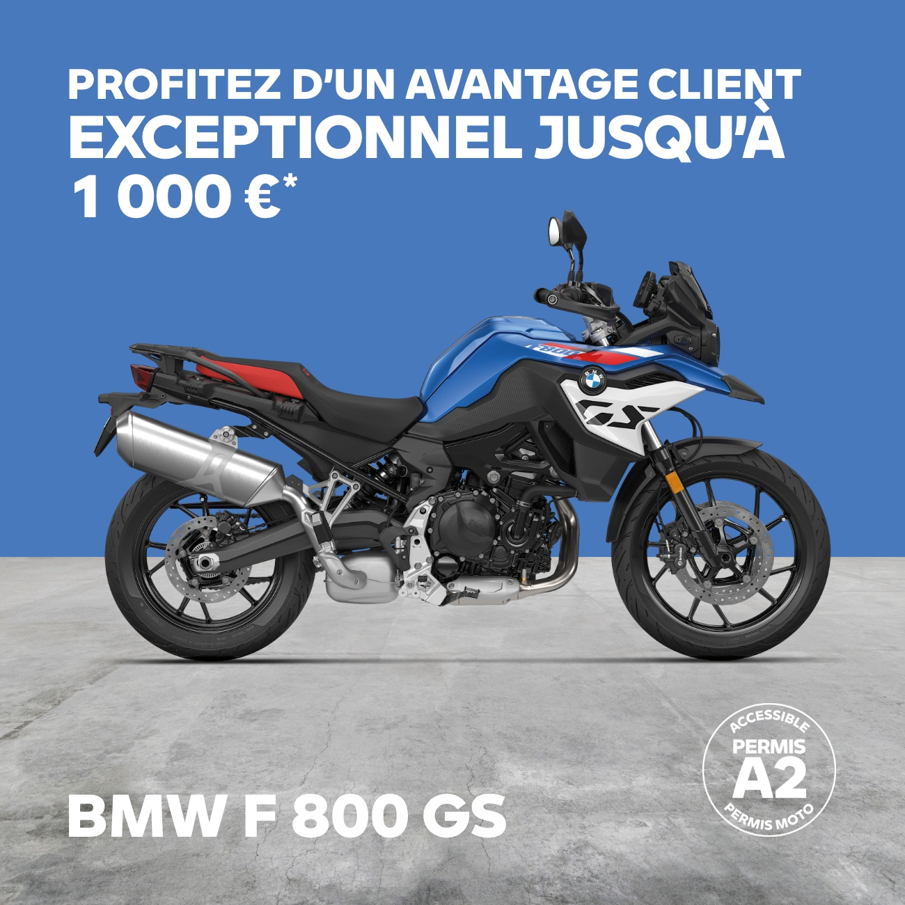 Avantages client de 1 000 €*.