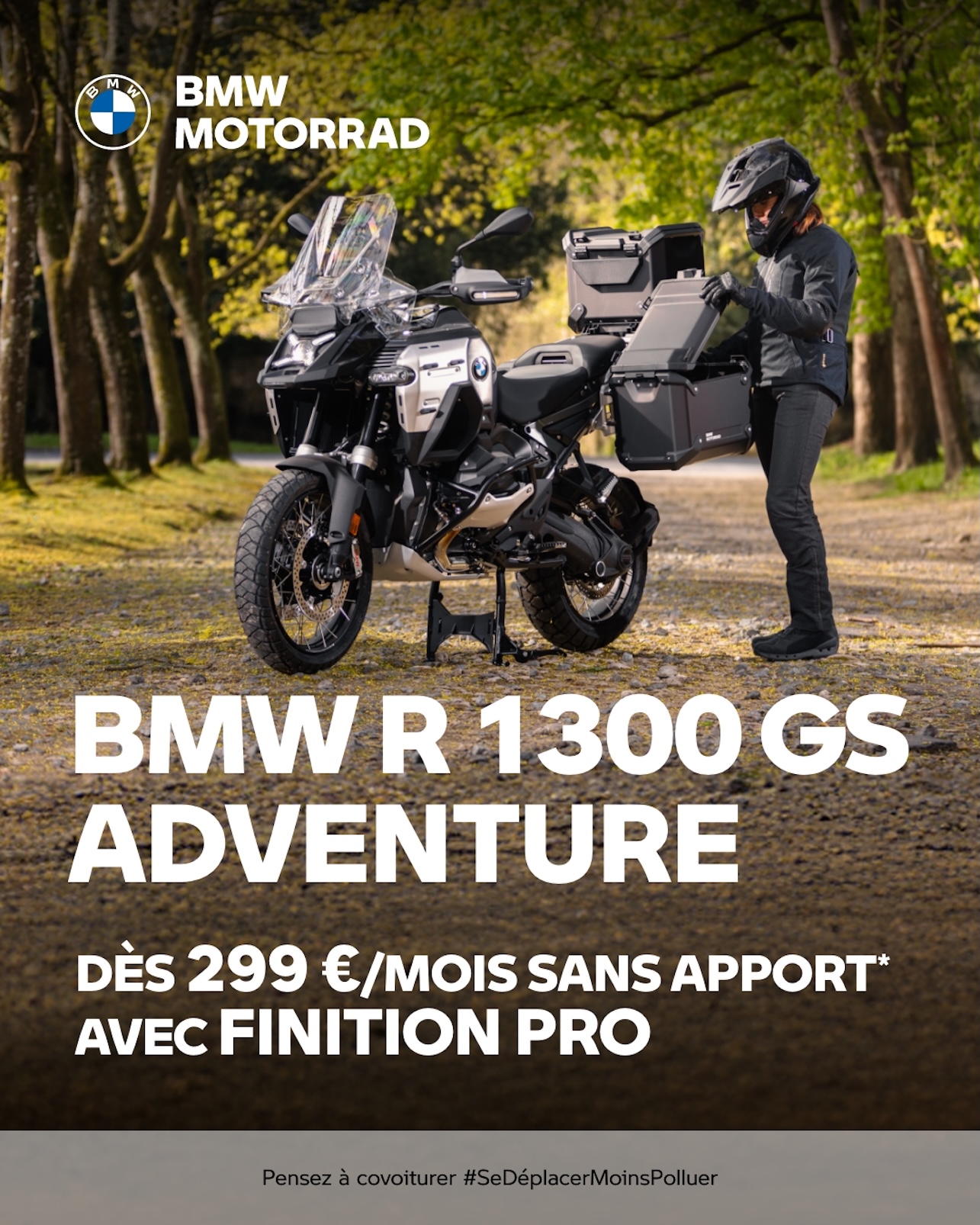 R 1300 GS Adv. Fin. PRO à 299€ sans AUCUN apport.