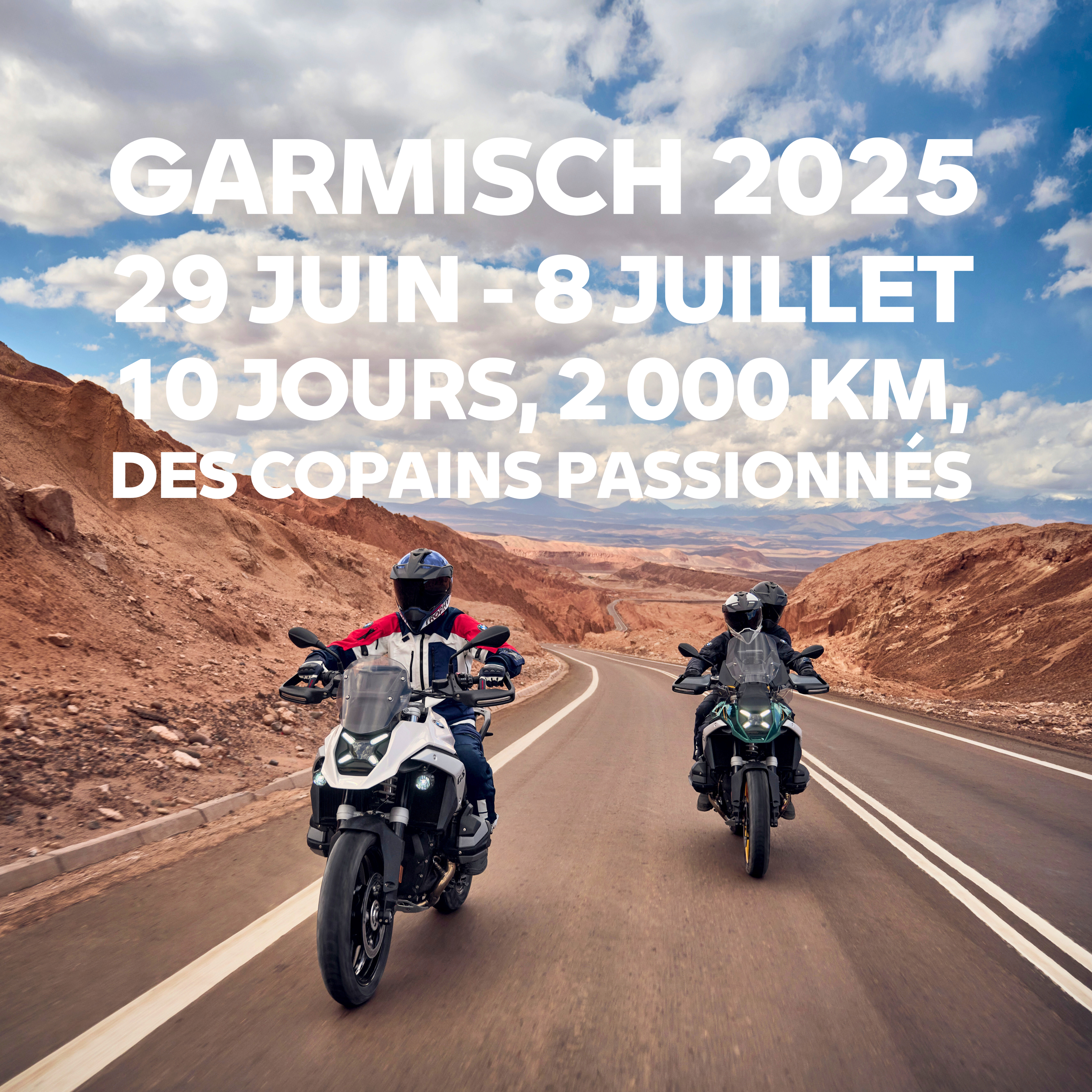 Voyage annuel Aventure Moto Tour dans les Alpes.