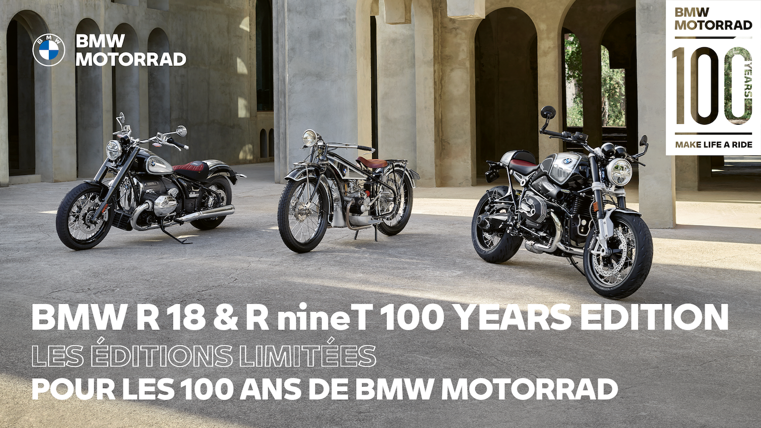 BMW R 18 & R nine T 100 YEARS EDITION.