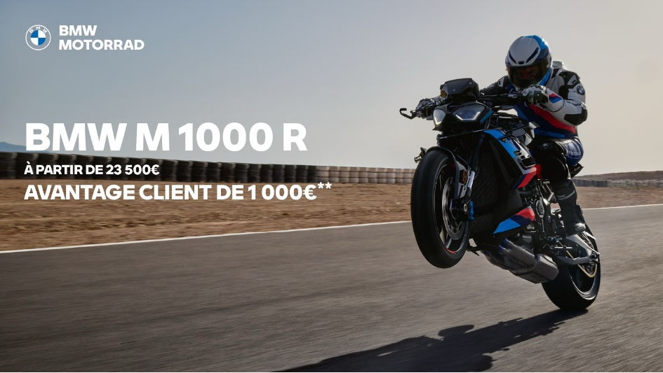BMW M 1000R/M 1000RR L’ADN DES SPORTS MECANIQUES.