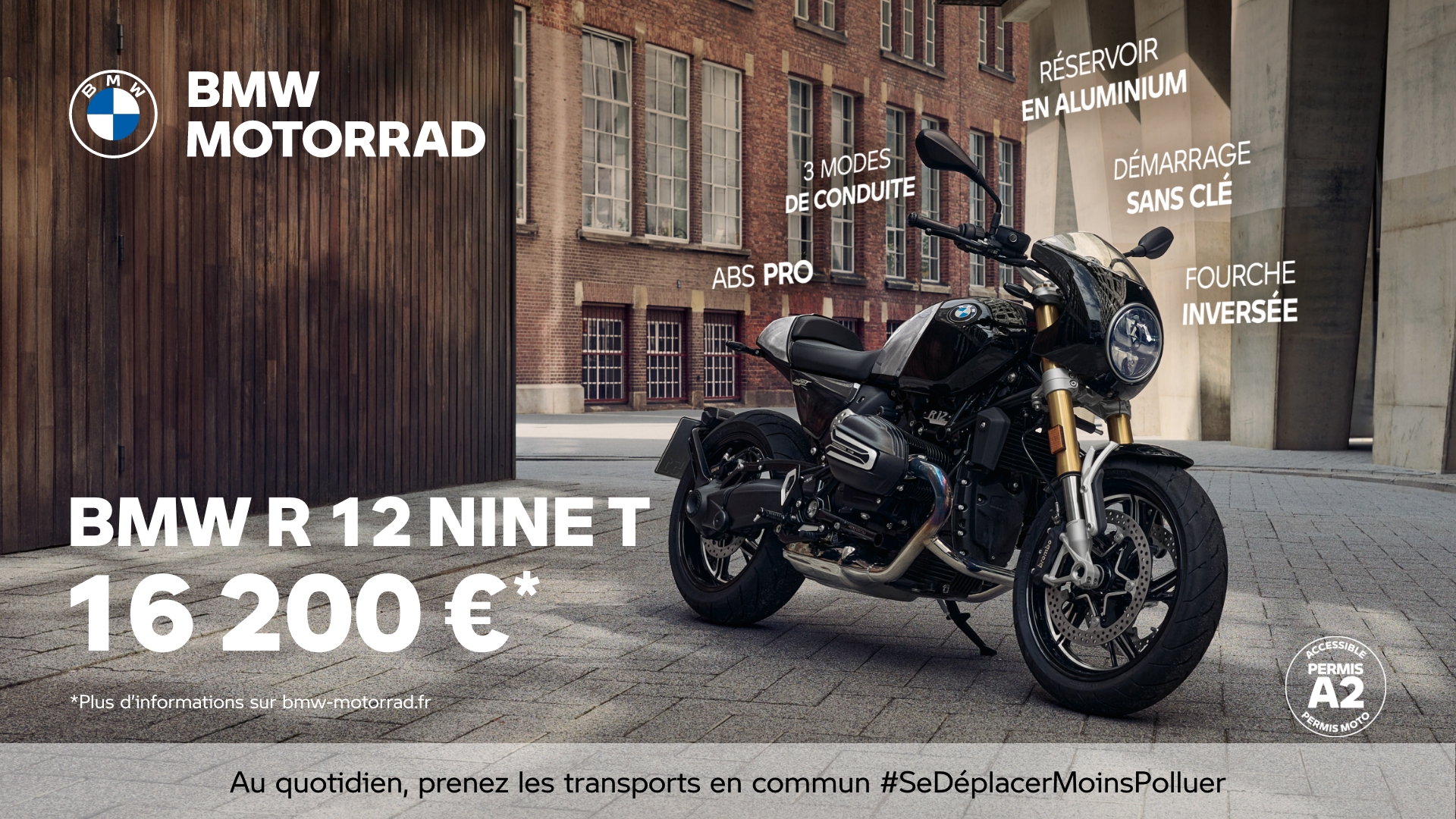 BMW R 12 nineT : un roadster de caractère à votre image.