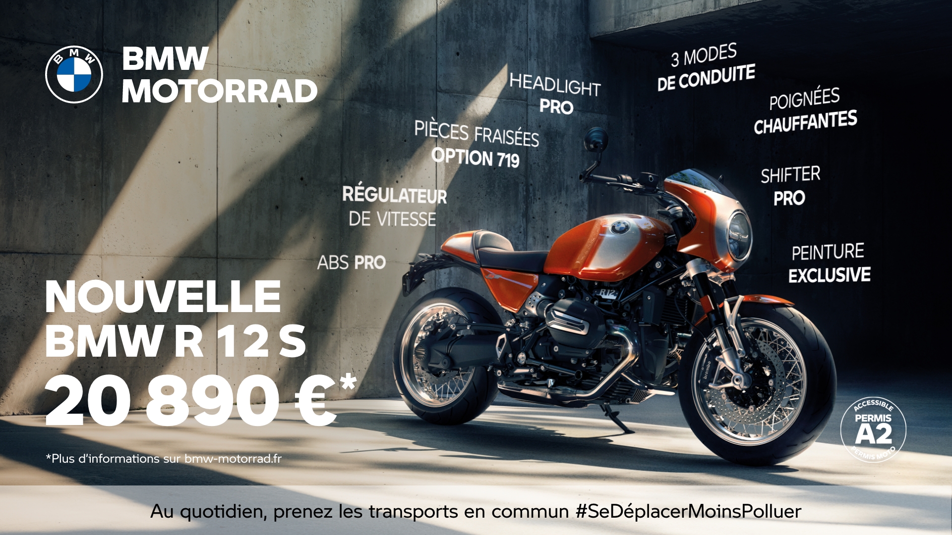 BMW R 12 S : ADN de Superbike.