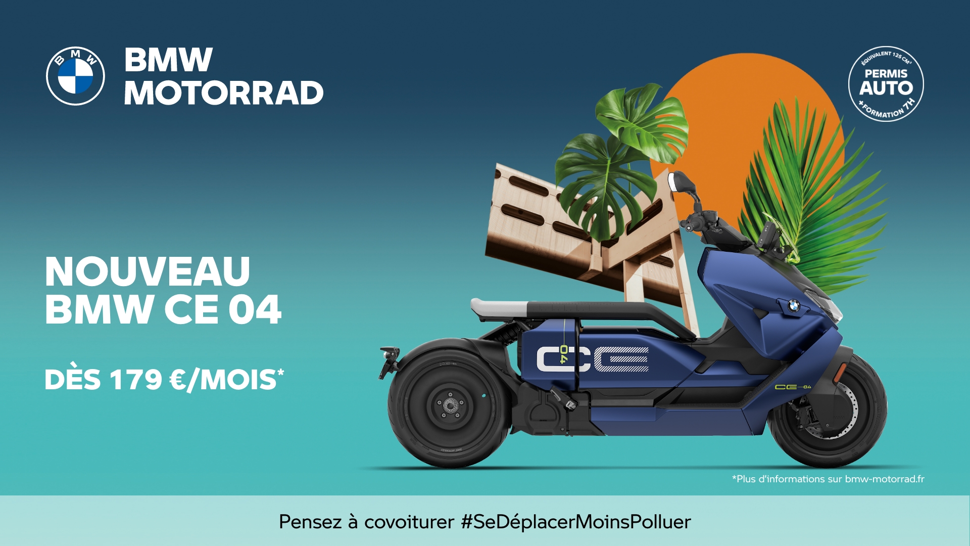 NOUVEAU BMW CE 04 (scooter électrique