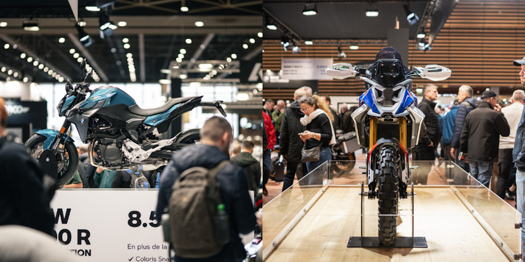 BMW Motorrad au Salon du 2 Roues de Lyon 2025.