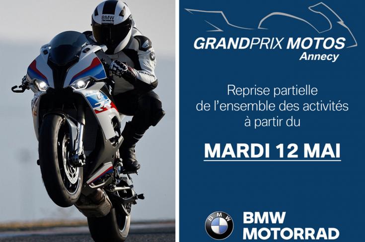 Réouverture BMW Grand prix Moto Annecy