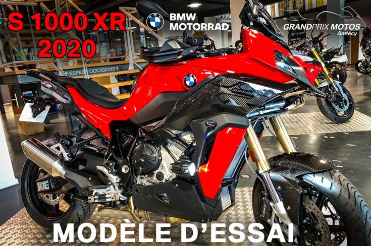 La nouvelle BMW S 1000 XR est à l'essai. 