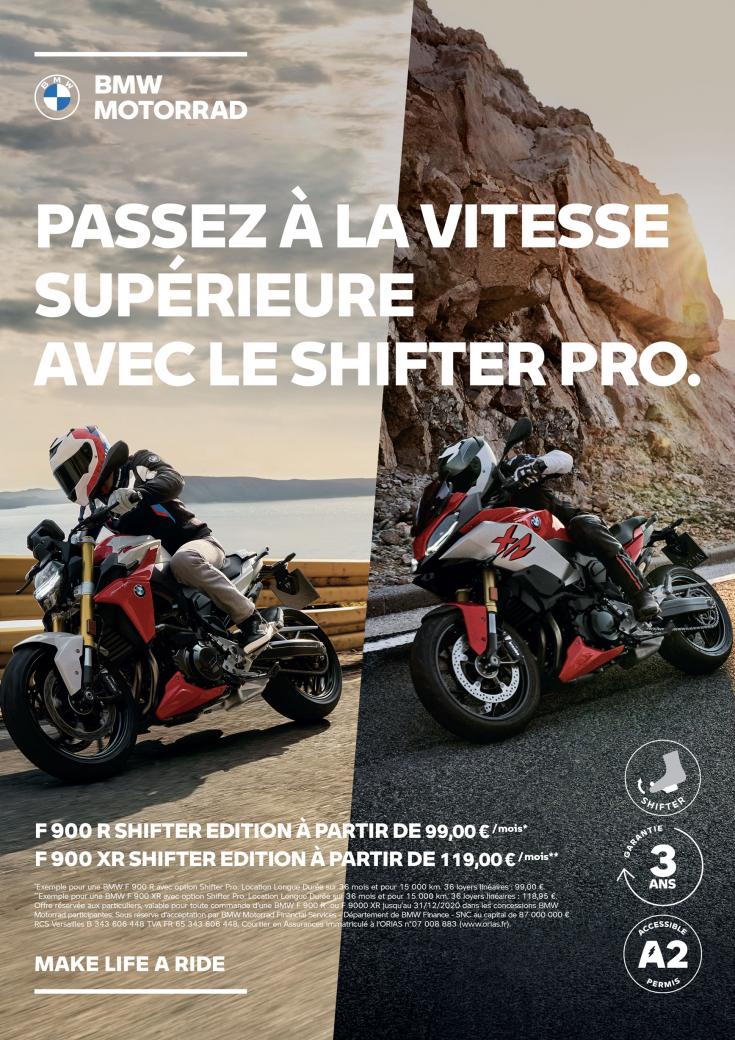 Découvrez les F 900 R et F 900 XR Shifter Edition 