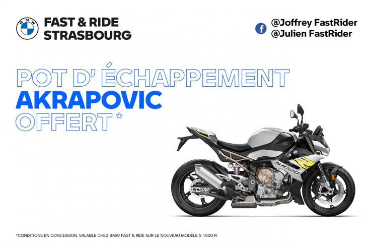 OFFRE S 1000 R BMW FAST & RIDE.