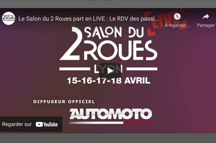 Live BMW Motorrad au Salon du 2 roues de Lyon. 