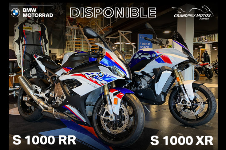 S 1000 RR et S 1000 XR disponibles.