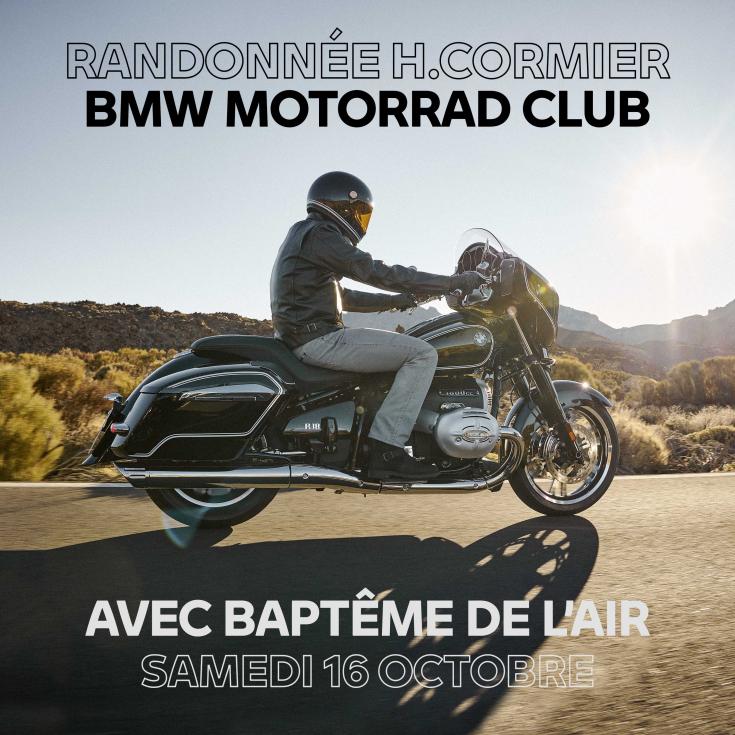 Sortie Baptême de l'air avec le club BMW Motorrad.