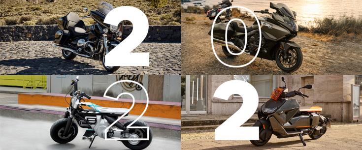 BONNE ANNÉE 2022 DE BMW MOTORRAD AZZURRO !
