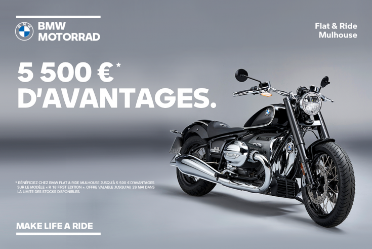 OFFRE "R18" 5 500 € D’AVANTAGES CHEZ MOTO RIDE.