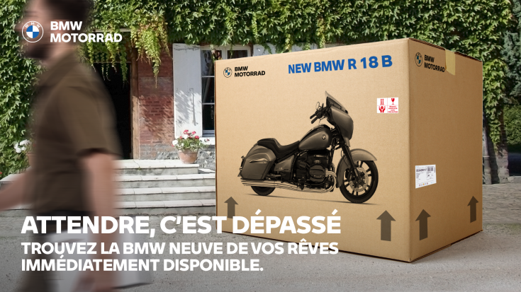 Votre moto BMW de rêve, disponible immédiatement.