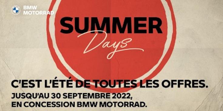 L'été chez BMW Motorrad Car Avenue.