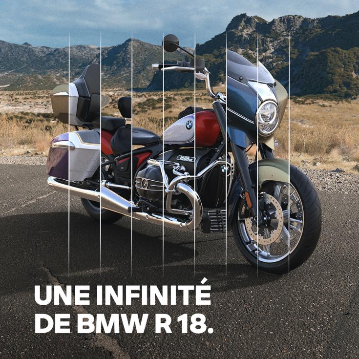 Une infinité de BMW R18. Créez la seule qui vous ressemble.
