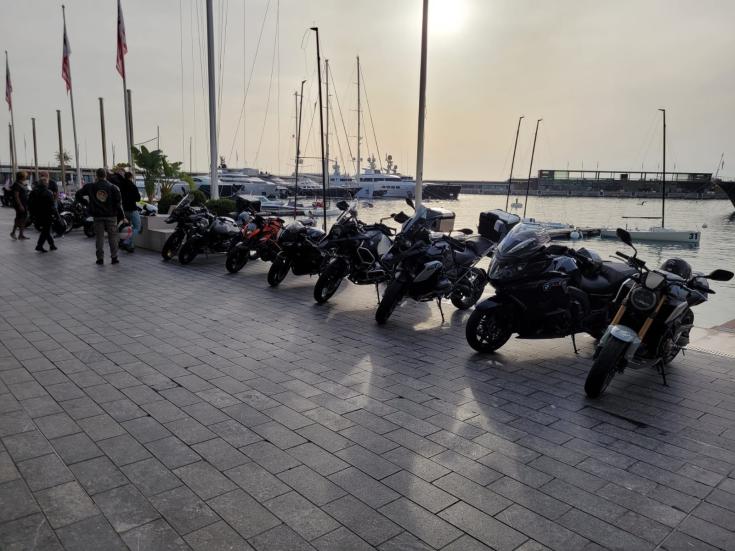 Magnifique sortie avec le Club Moto du Yacht Club.