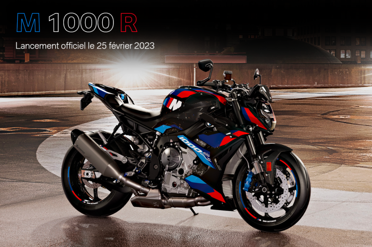 Lancement du M 1000 R - samedi 25 février 2023.