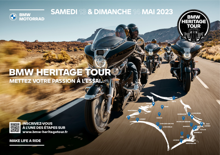 Héritage Tour Festival BMW Motorrad les 13-14 mai.