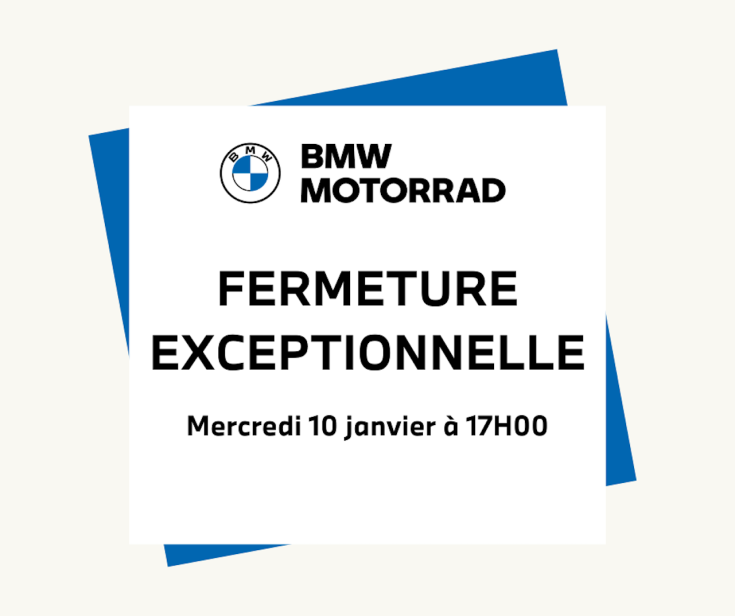 Fermeture exceptionnelle à 17h ce mercredi 10/01.