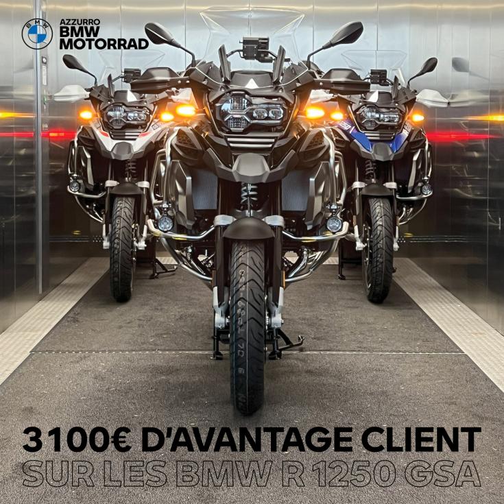 3100 € d’avantage client sur les BMW R1250 GSA.
