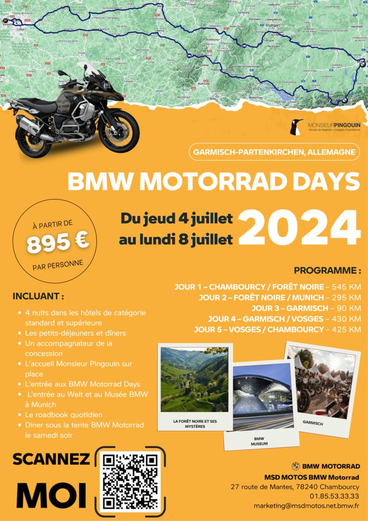 MSD MOTOS aux BMW Motorrad Days 2024.