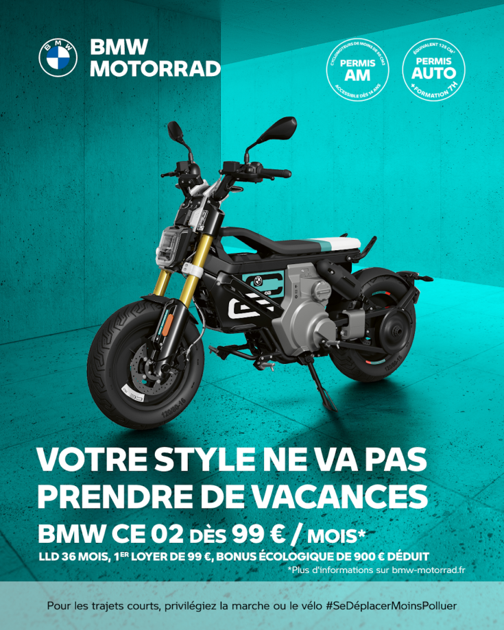 BMW CE 02 à 99€/mois, Sans Apport !
