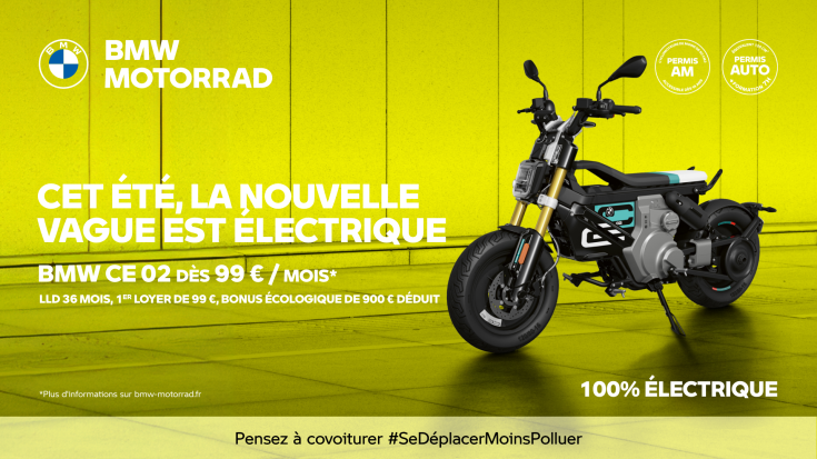 BMW CE 02 99€/mois.