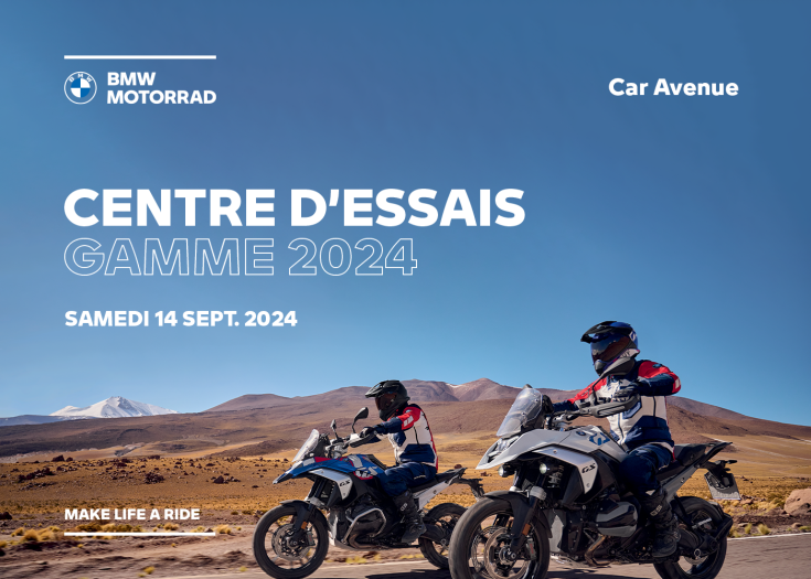ESSAYEZ LA GAMME BMW MOTORRAD 2024.