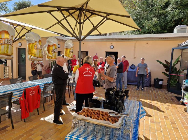 L'Oktober Fest avec le Moto Club de Monaco.