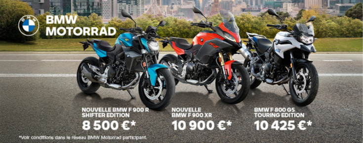 BMW F 900 R, F 900 XR, F 800 GS (Touring Edition).