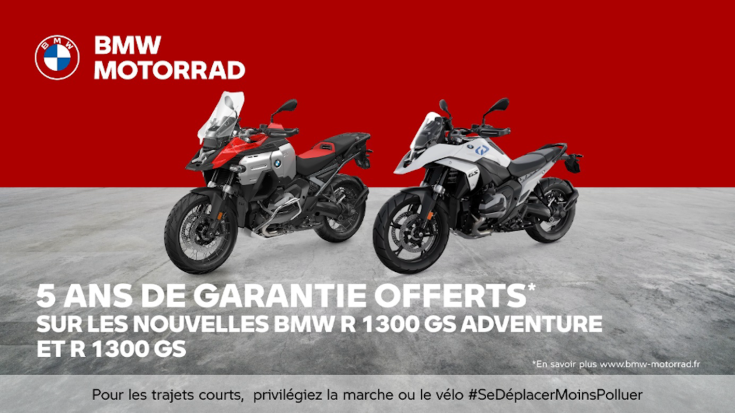 OFFRE : BMW R 1300 GS ET R 1300 GS Adventure.