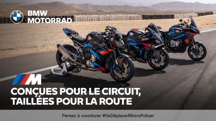CONÇUES POUR LE CIRCUIT, TAILLÉES POUR LA ROUTE.