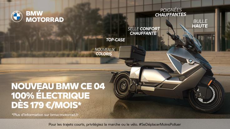 Découvrez le nouveau BMW CE 04 !