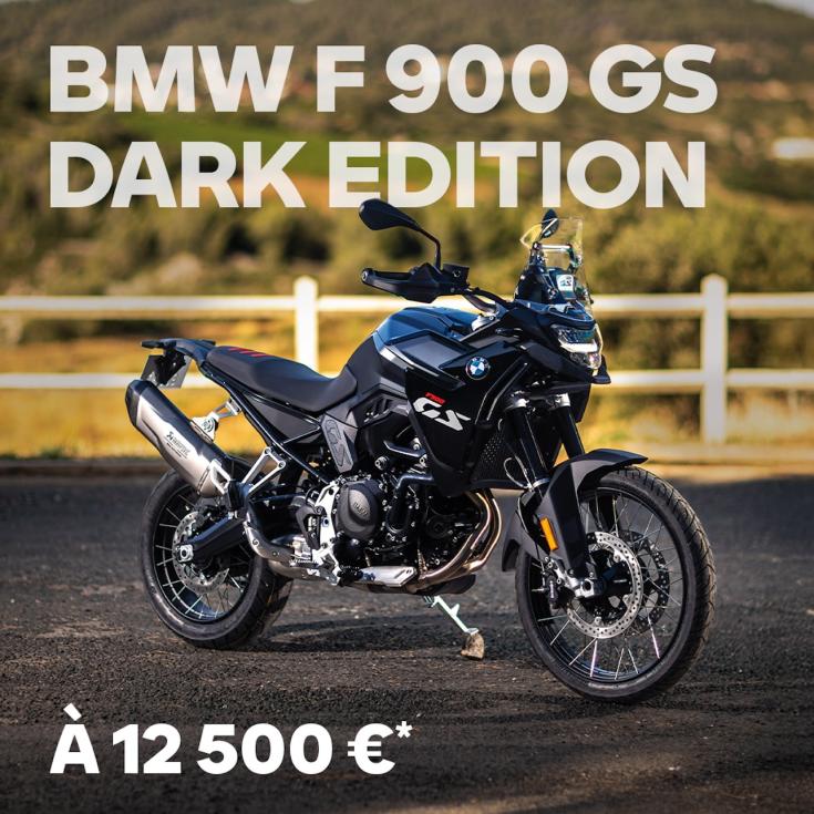 Nouvelle BMW F 900 GS DARK EDITION.