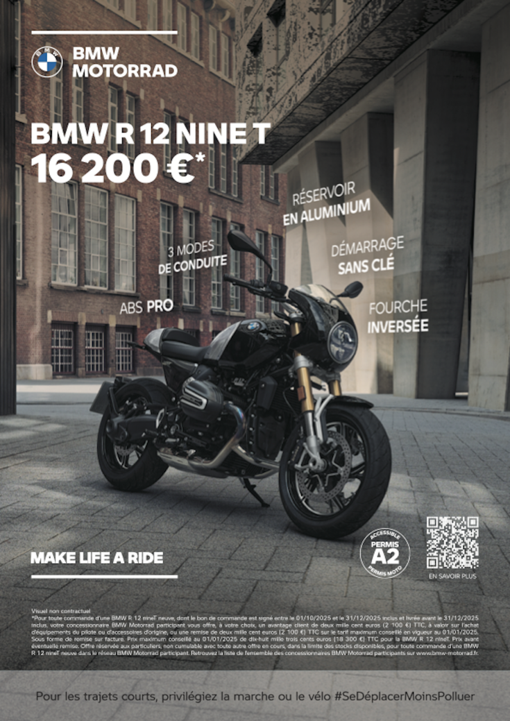 BMW R 12 nineT : un roadster de caractère à votre image.