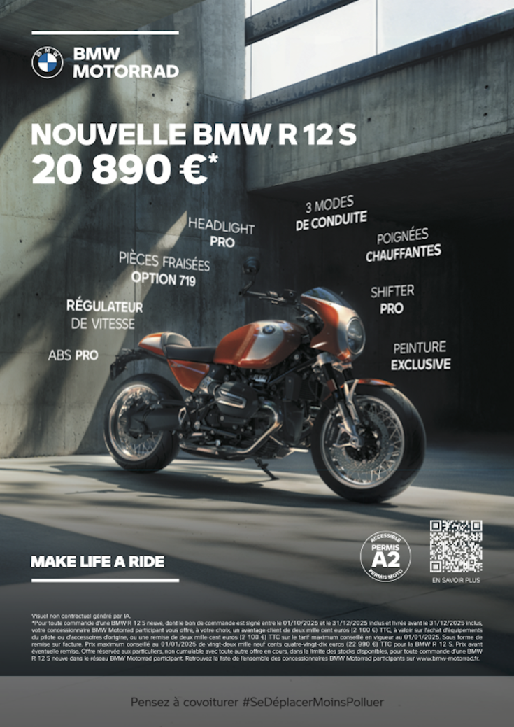 BMW R 12 S : ADN de Superbike.