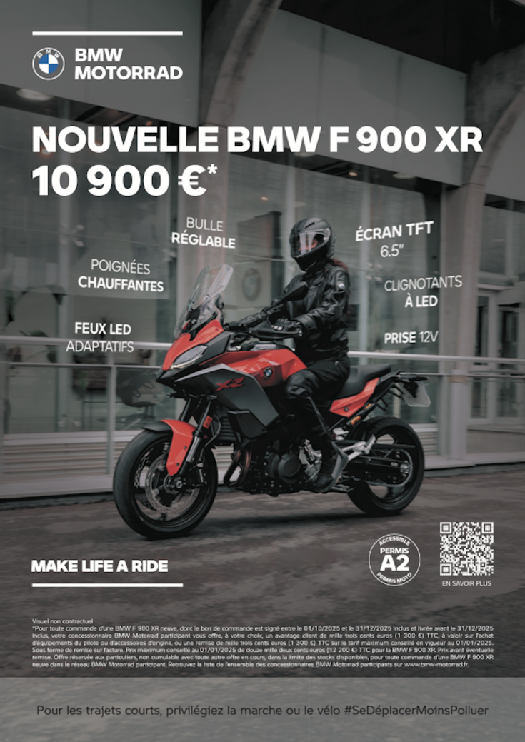 Optez pour une moto sportive A2 à 10 900 €*.