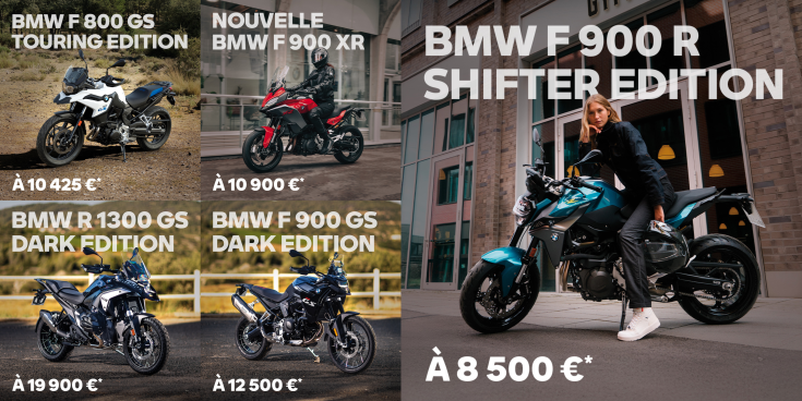 Partez à l’aventure avec BMW Motorrad.