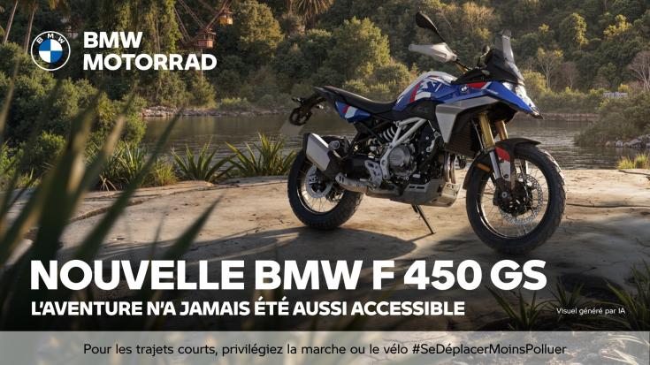 NOUVELLE BMW F 450 GS.