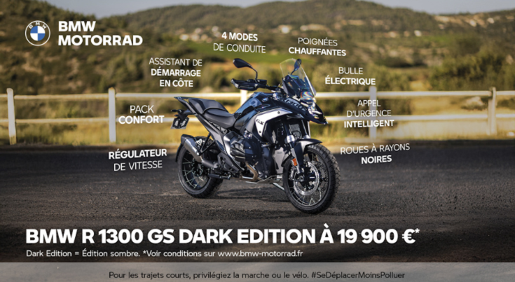 BMW R 1300 GS Dark Edition.