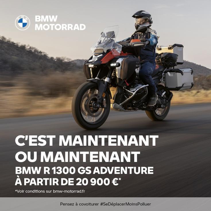 La BMW R 1300 GS Adventure à partir de 20 900 €.