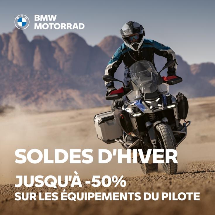Les Soldes d’Hiver BMW Motorrad sont lancés !