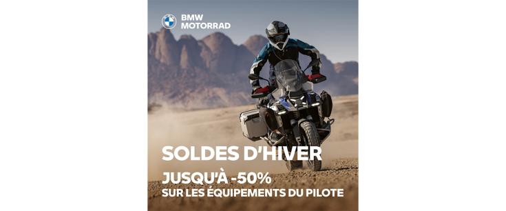 Soldes en cours chez BMW Motorrad Gap.