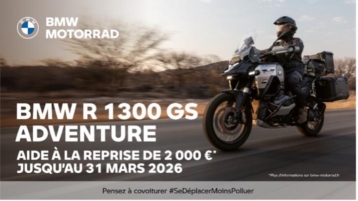 La BMW R 1300 GS Adventure.
